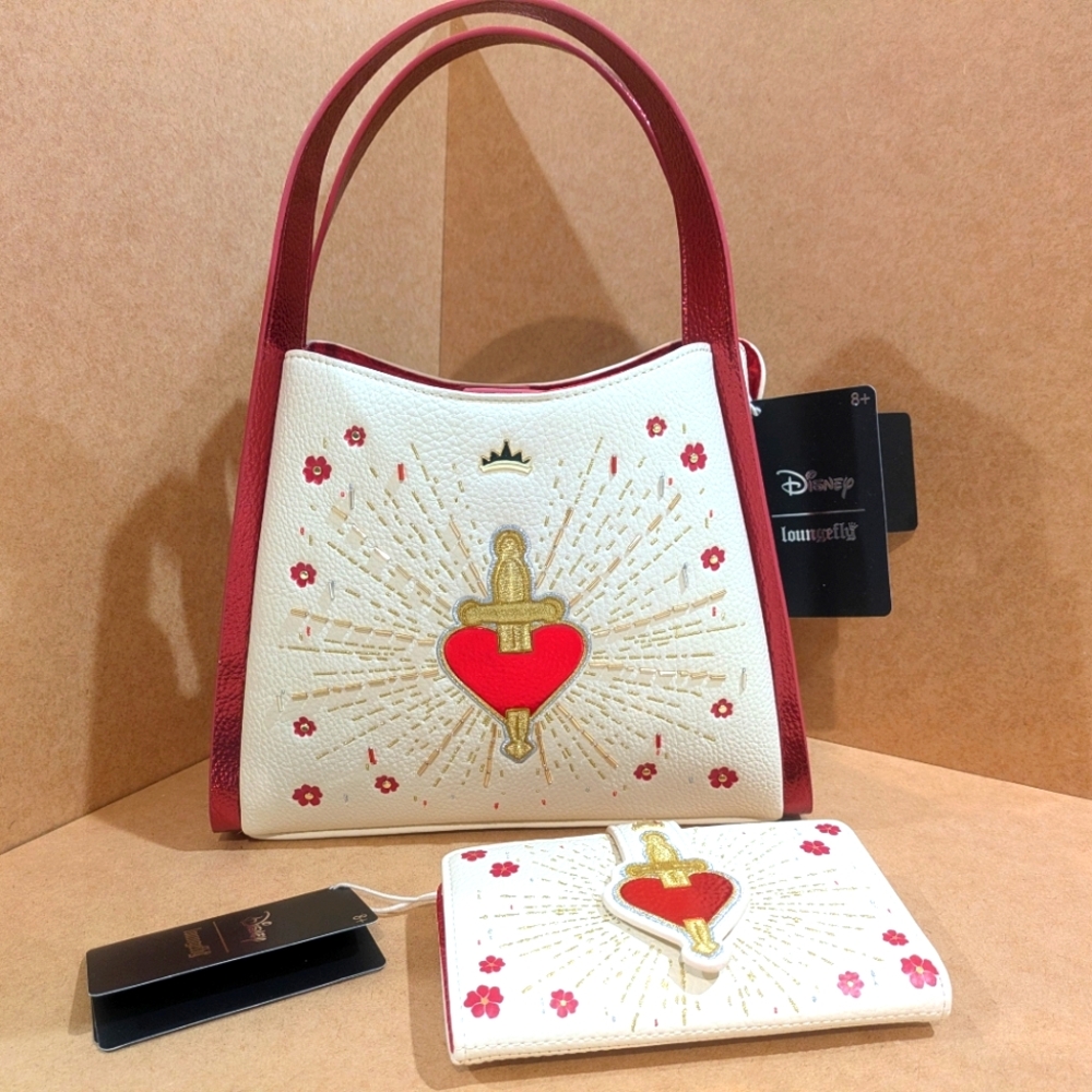 Loungefly Disney Snow White and the Seven Dwarfs Evil Queen Heart Handbag
